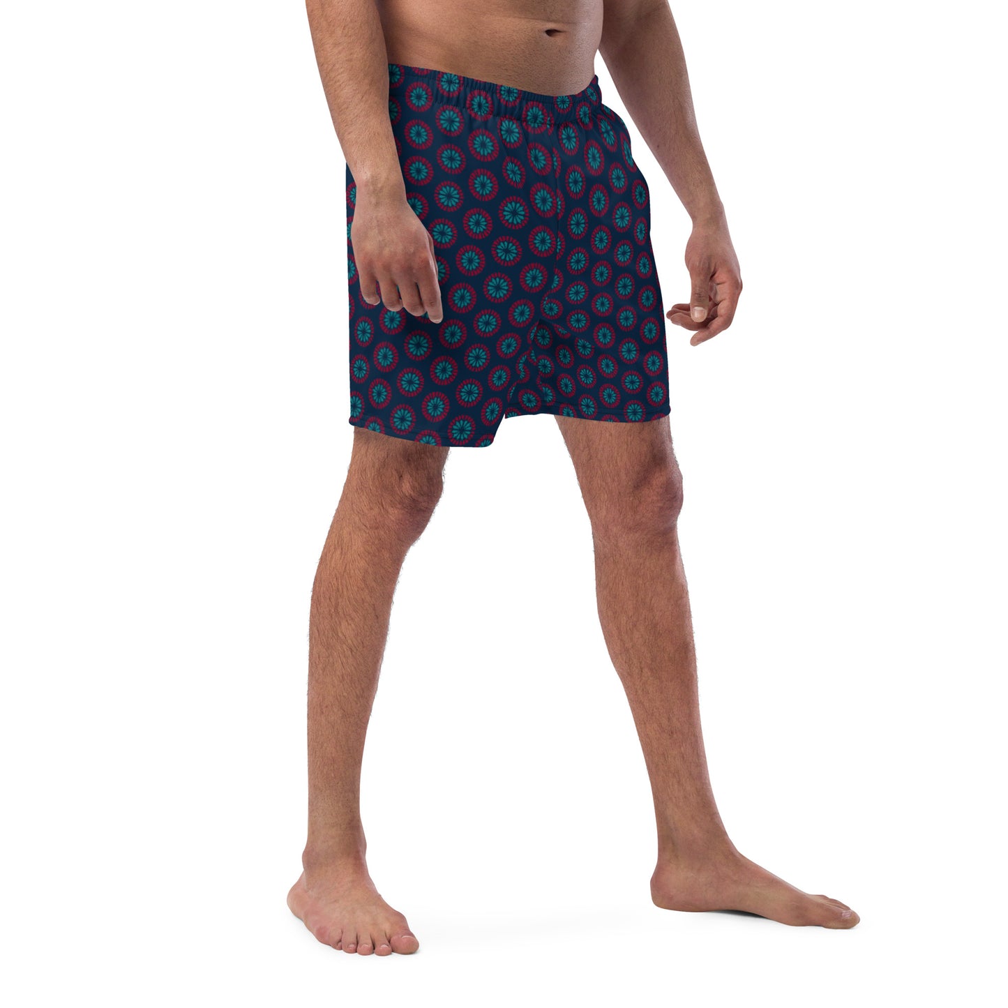 Recycled Men's swim trunks - Geometric Sea Star 🍃