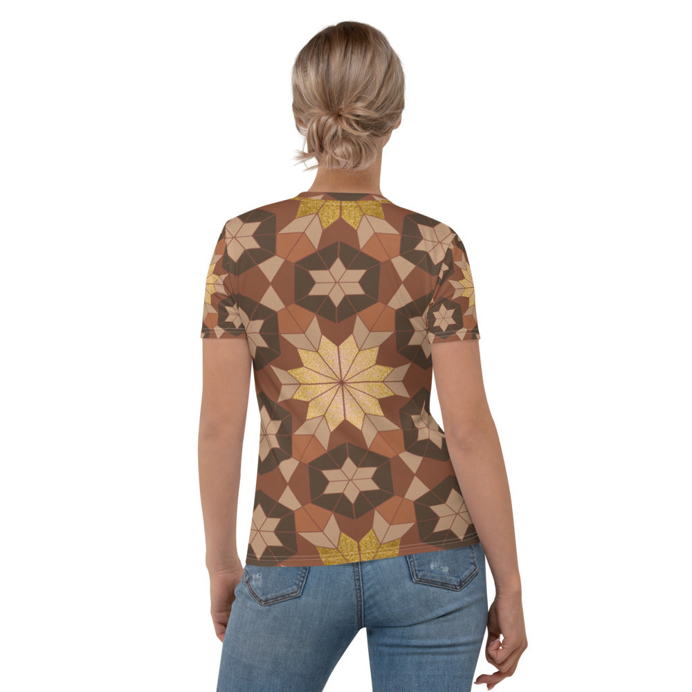 Women's T-shirt - Geometric Star - Boho Morocco