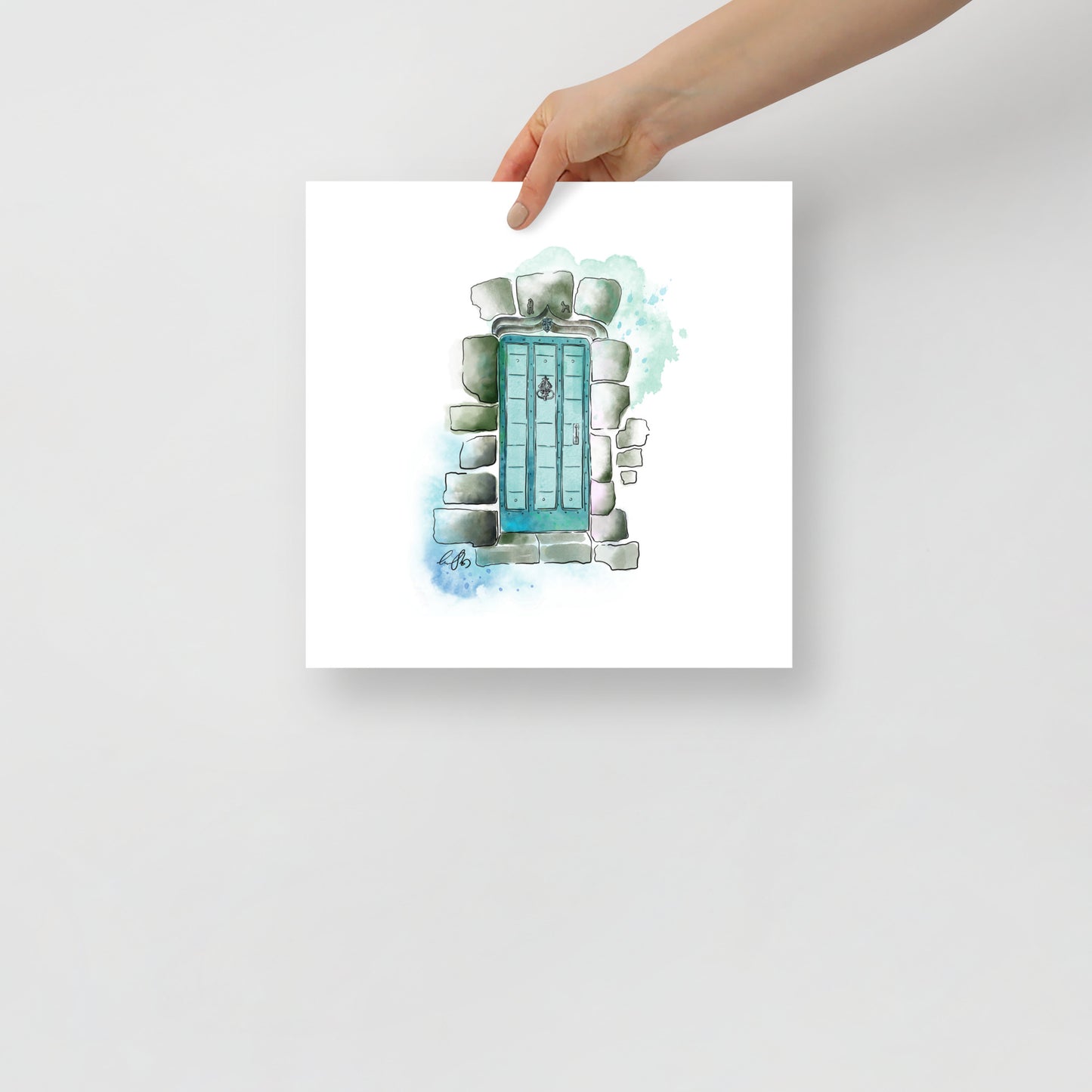 The Poets Door - French Watercolor - Poster