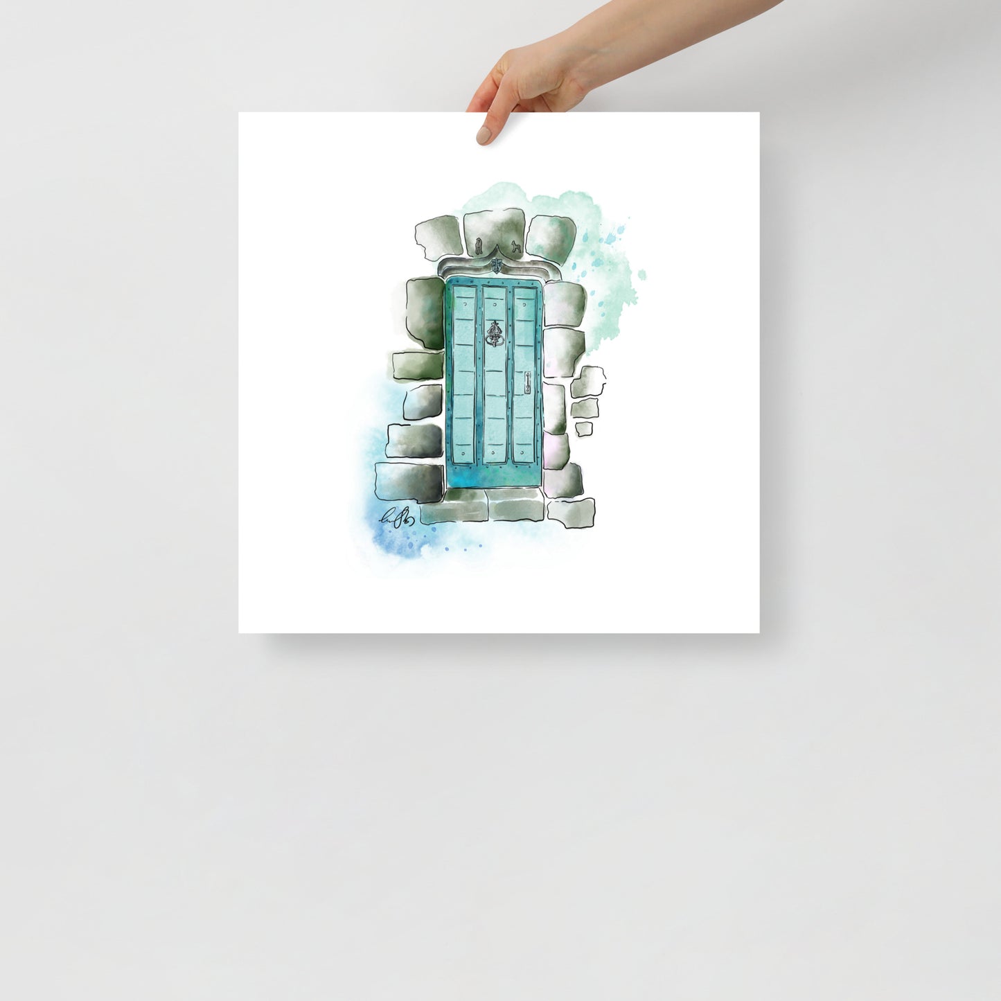 The Poets Door - French Watercolor - Poster