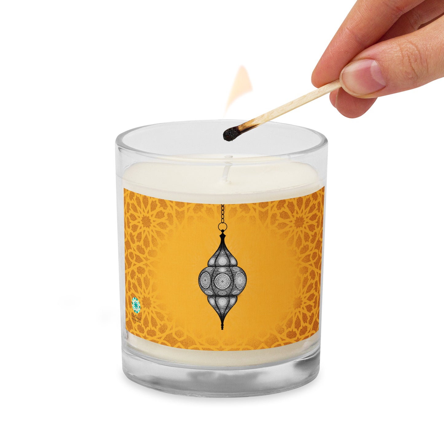 Soy Wax Candle - Moroccan Lantern Amber Yellow