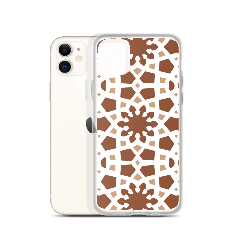iPhone Case - Arabesque Boho Chocolate