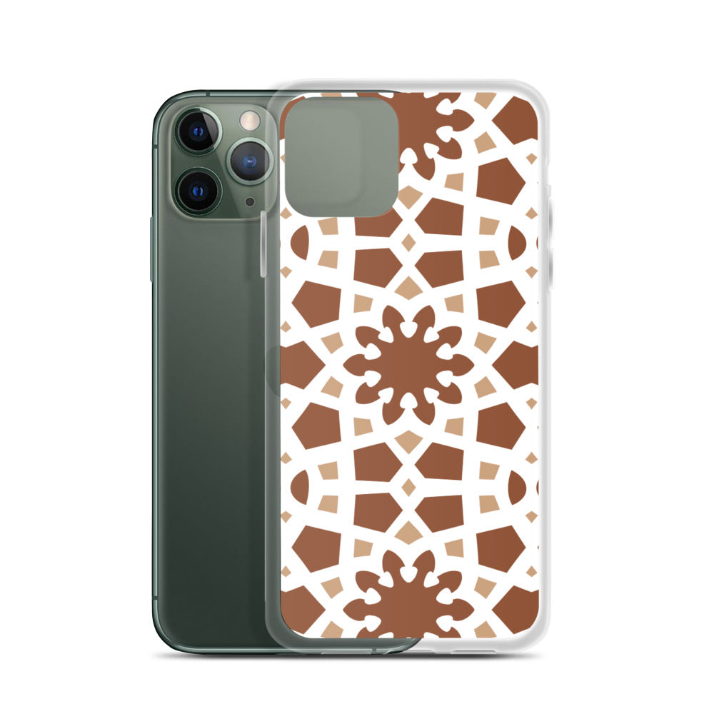iPhone Case - Arabesque Boho Chocolate