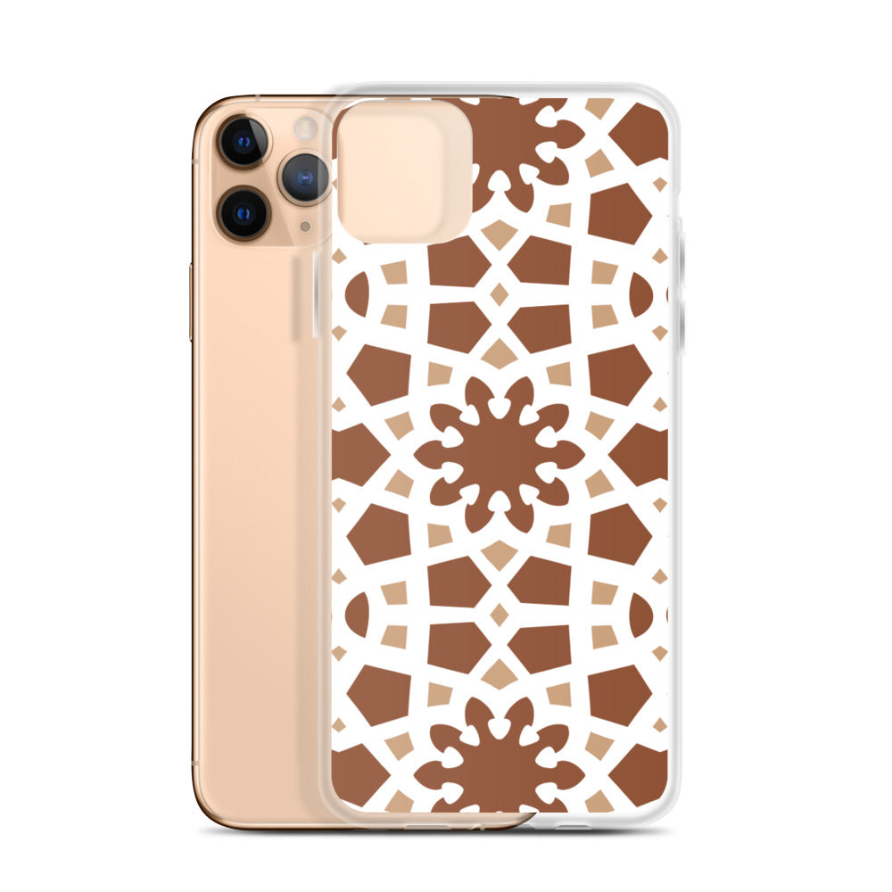 iPhone Case - Arabesque Boho Chocolate