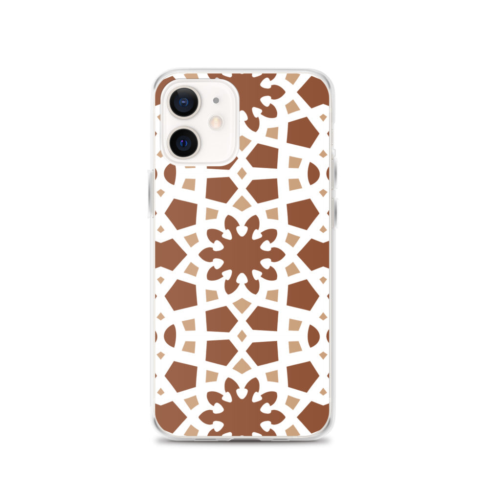 iPhone Case - Arabesque Boho Chocolate