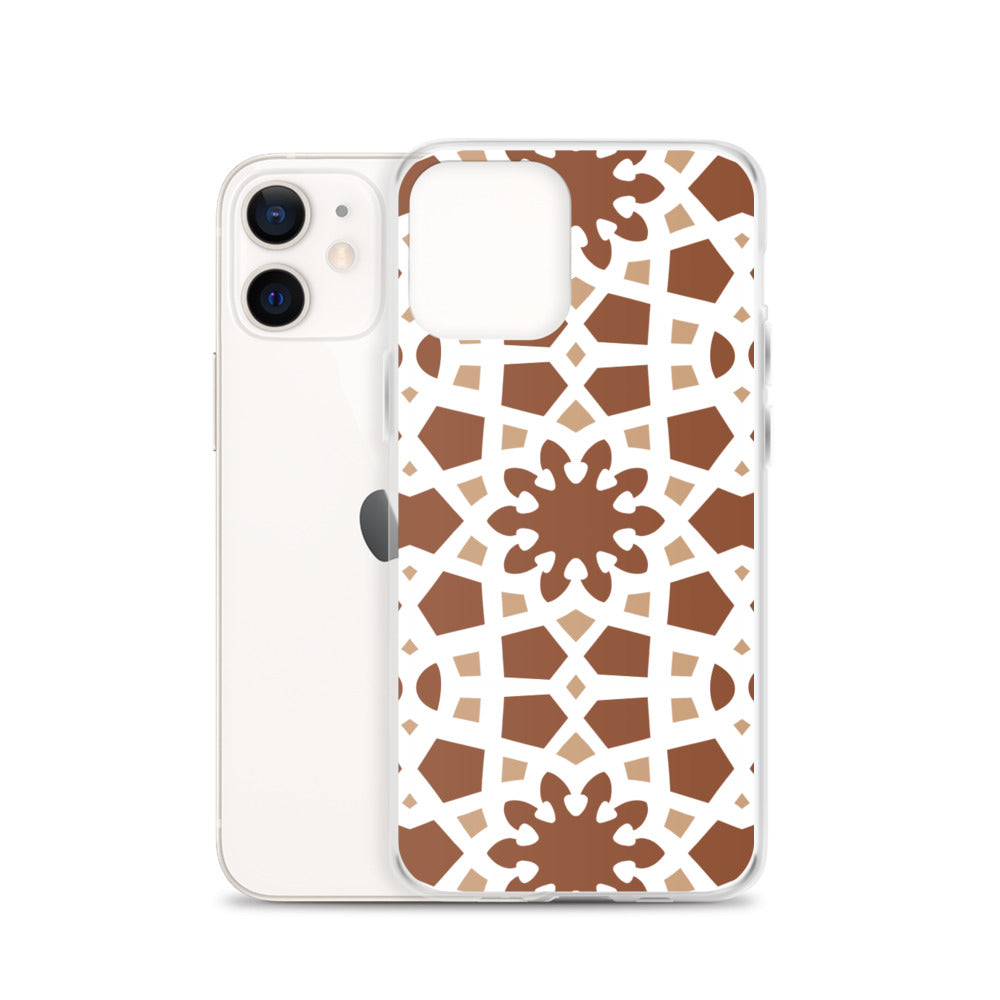 iPhone Case - Arabesque Boho Chocolate