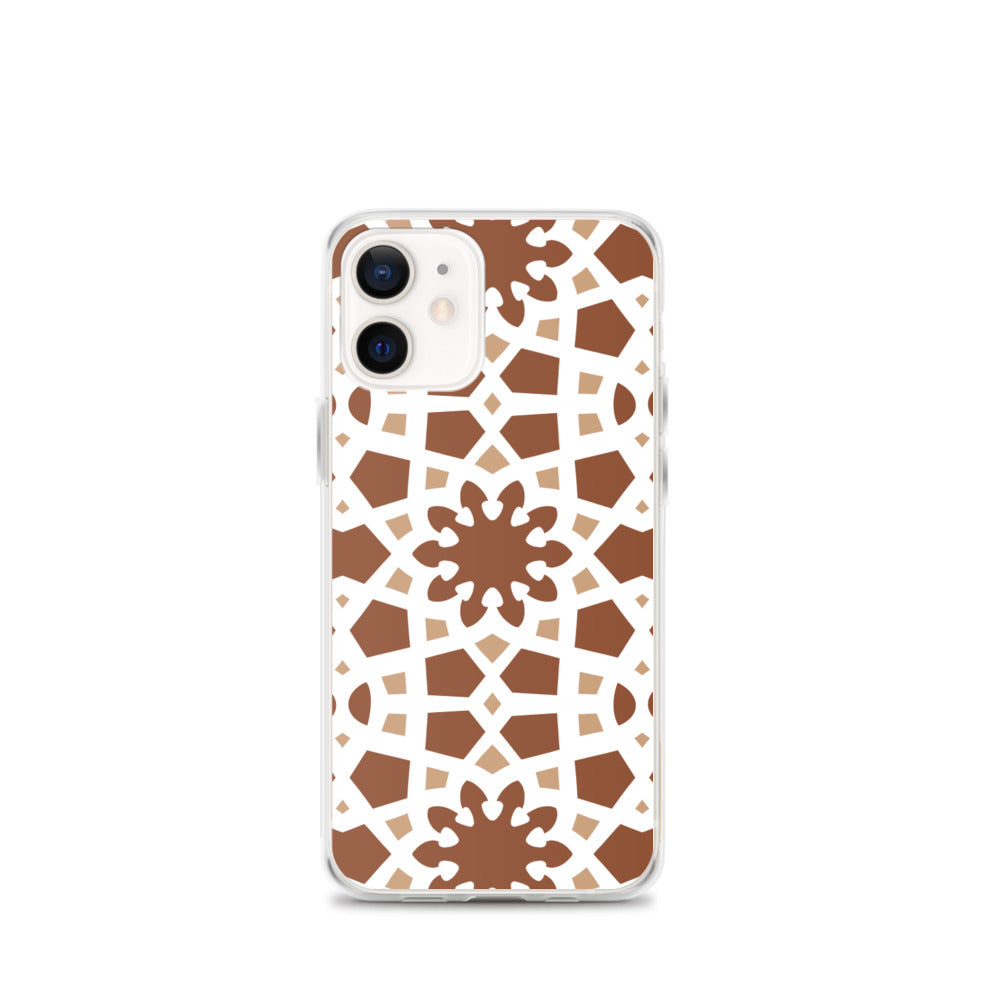 iPhone Case - Arabesque Boho Chocolate