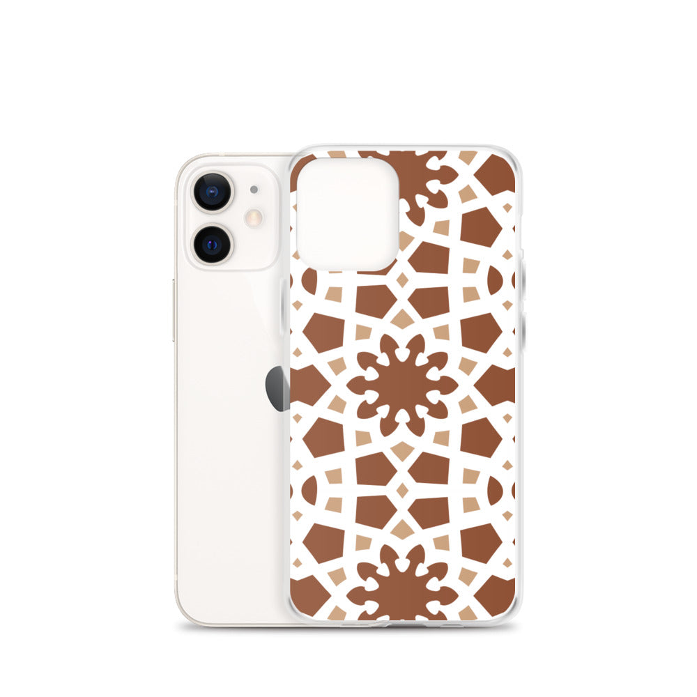 iPhone Case - Arabesque Boho Chocolate