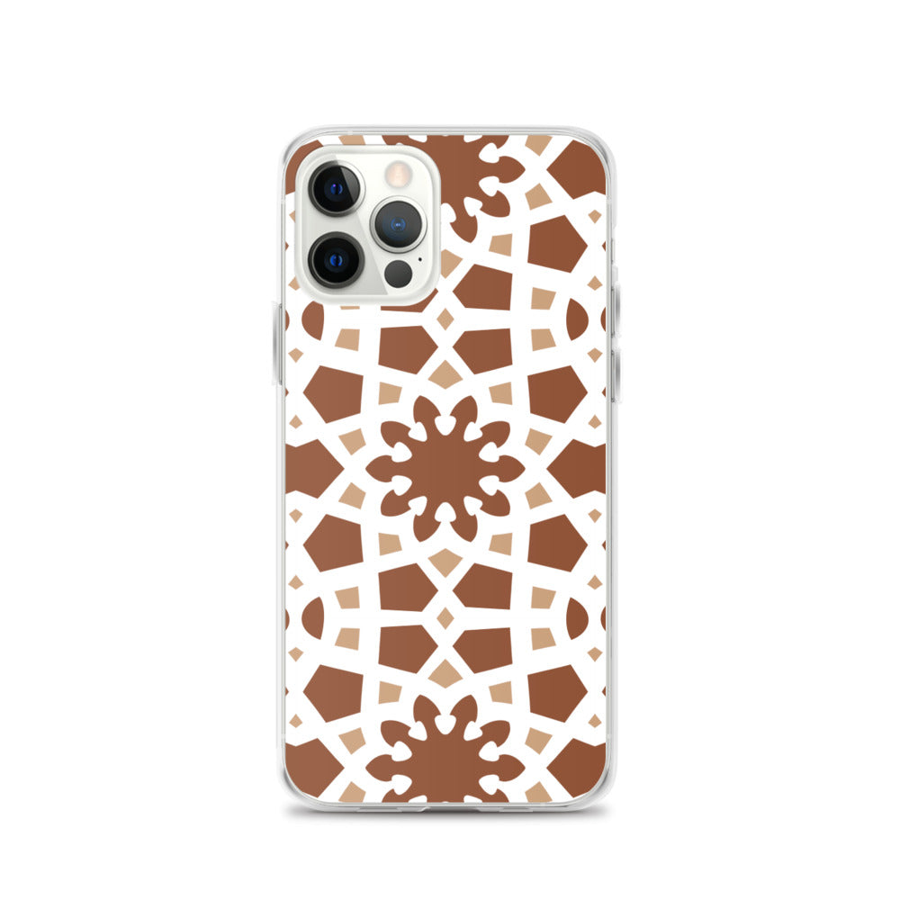 iPhone Case - Arabesque Boho Chocolate
