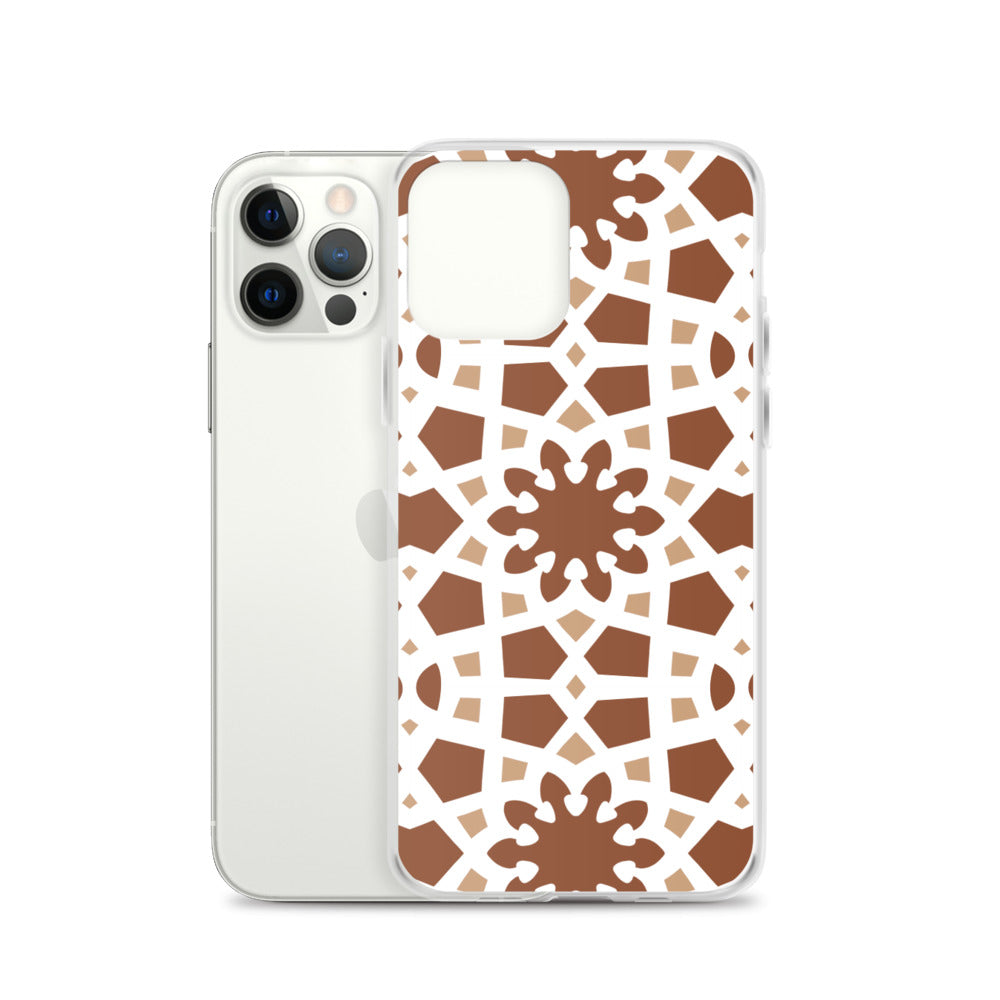 iPhone Case - Arabesque Boho Chocolate