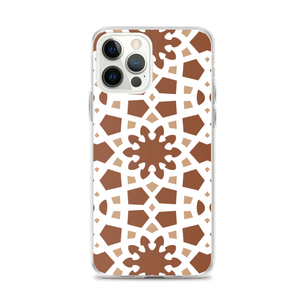 iPhone Case - Arabesque Boho Chocolate