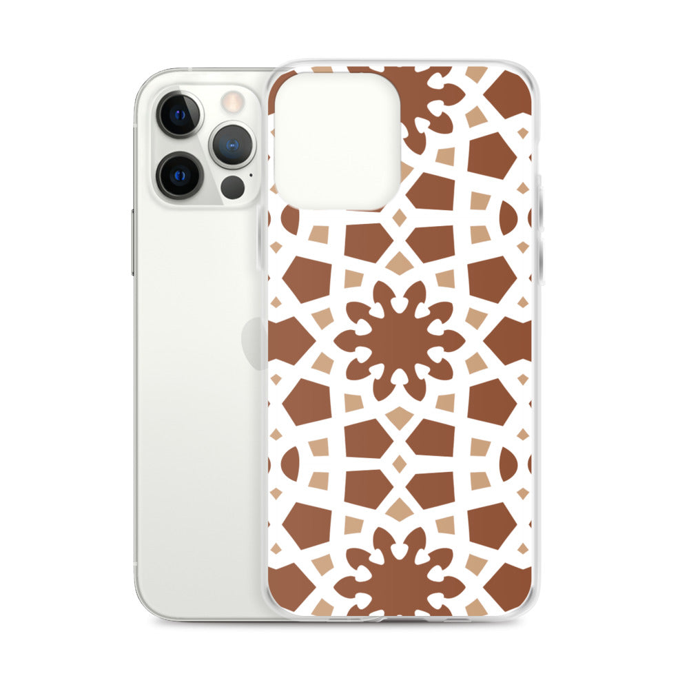 iPhone Case - Arabesque Boho Chocolate