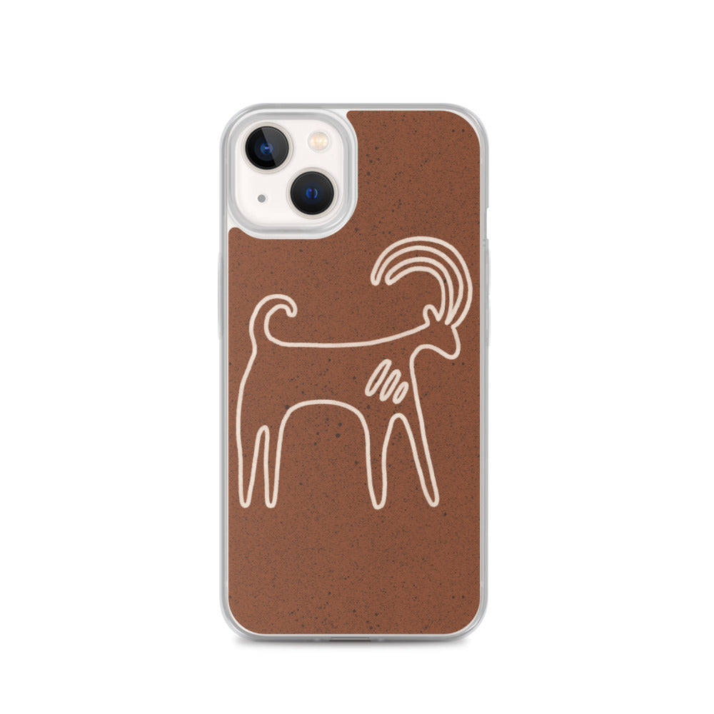 iPhone Case - Petroglyphs - Nubian Ibex