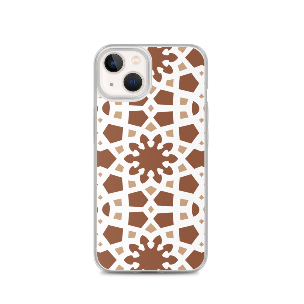 iPhone Case - Arabesque Boho Chocolate