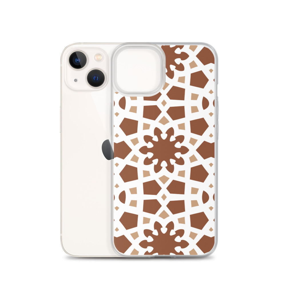 iPhone Case - Arabesque Boho Chocolate