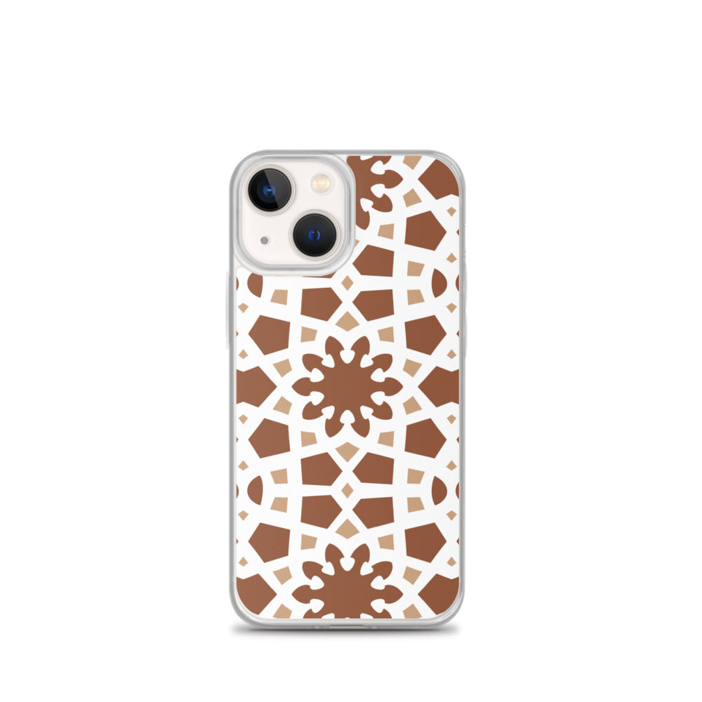 iPhone Case - Arabesque Boho Chocolate
