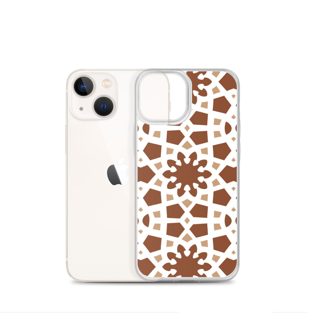 iPhone Case - Arabesque Boho Chocolate