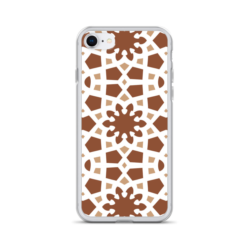 iPhone Case - Arabesque Boho Chocolate