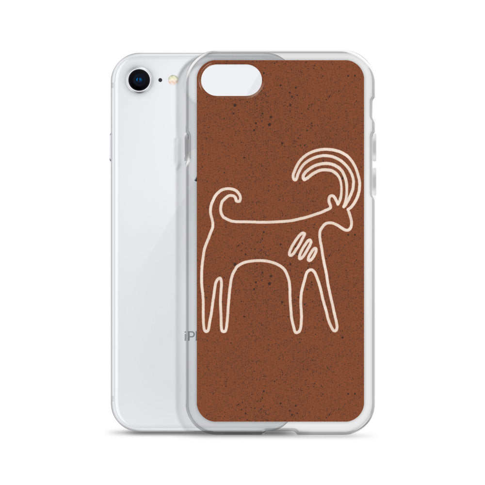 iPhone Case - Petroglyphs - Nubian Ibex