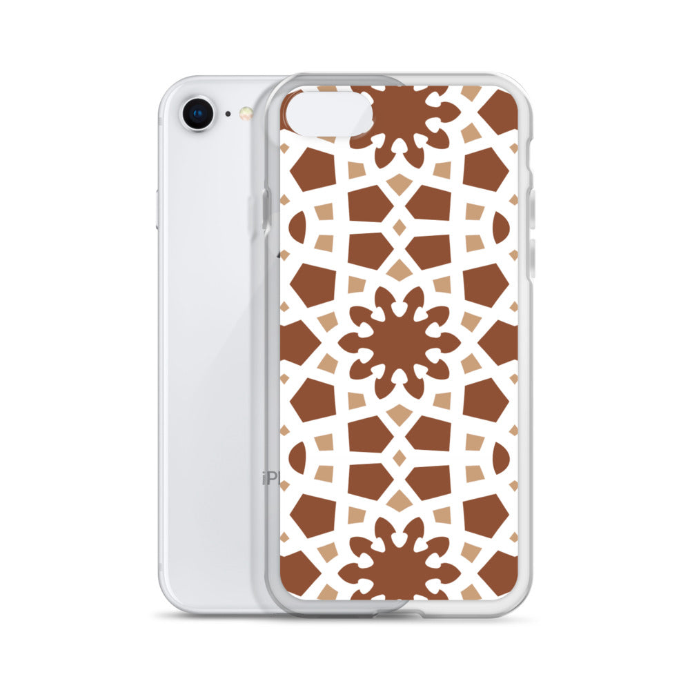 iPhone Case - Arabesque Boho Chocolate