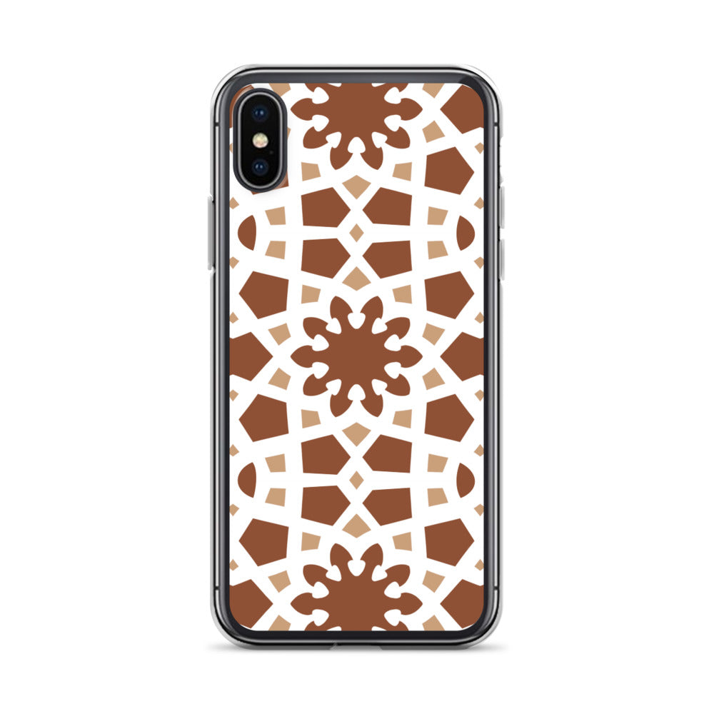 iPhone Case - Arabesque Boho Chocolate