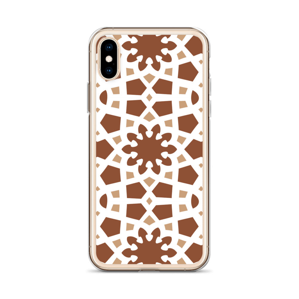iPhone Case - Arabesque Boho Chocolate