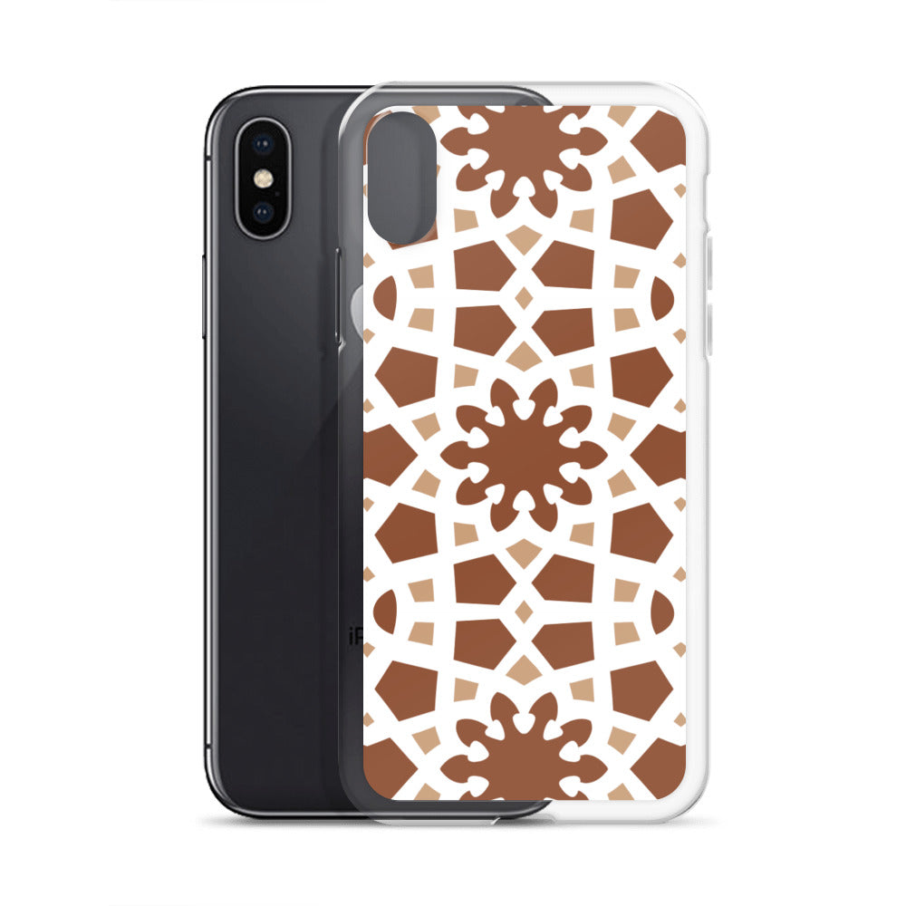 iPhone Case - Arabesque Boho Chocolate