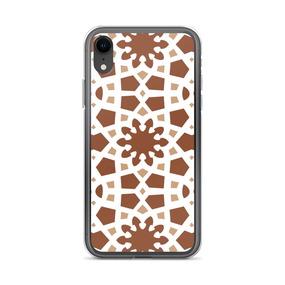 iPhone Case - Arabesque Boho Chocolate