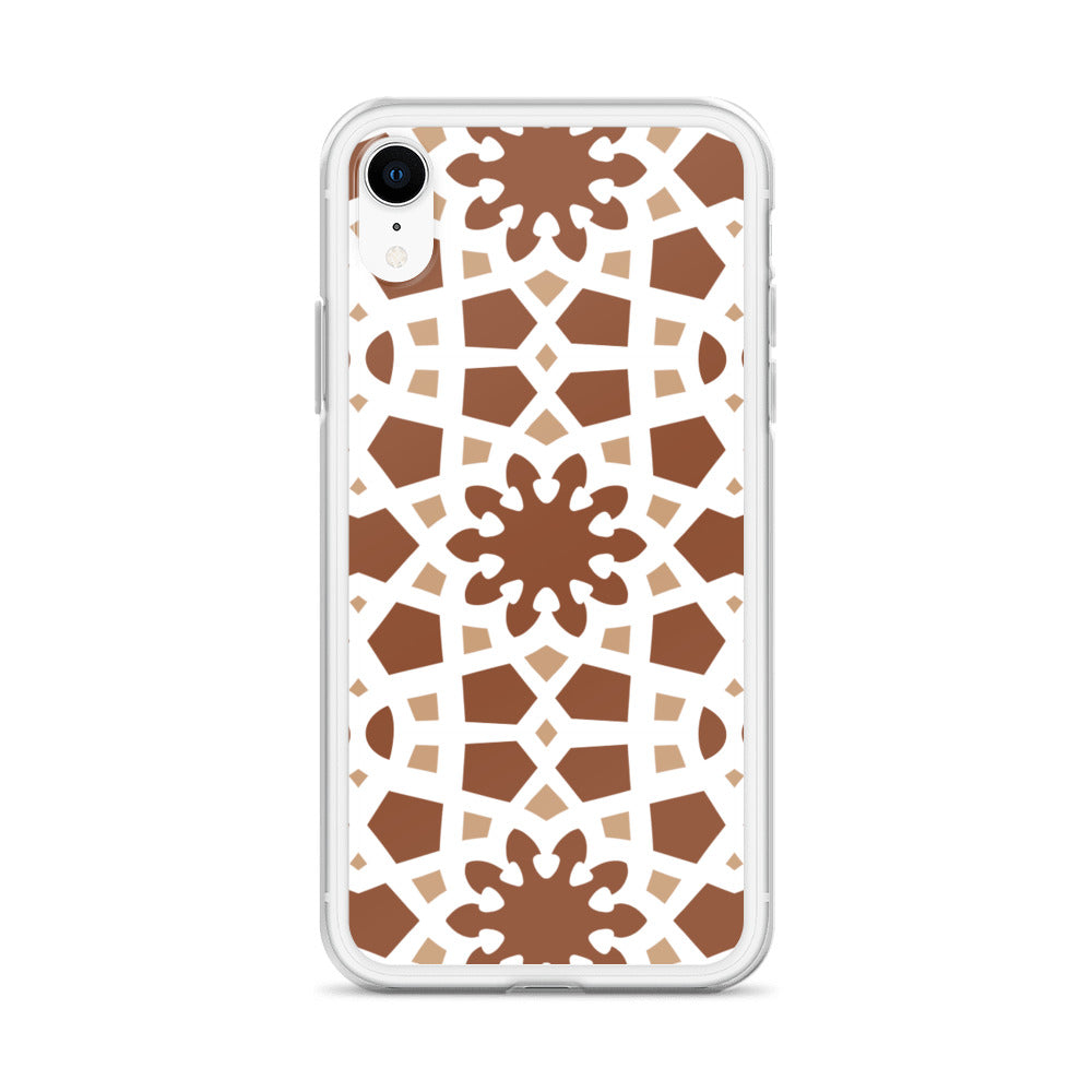 iPhone Case - Arabesque Boho Chocolate