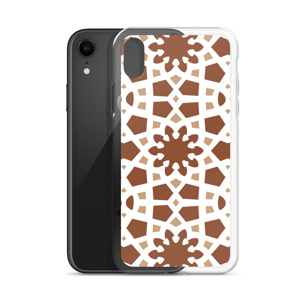 iPhone Case - Arabesque Boho Chocolate