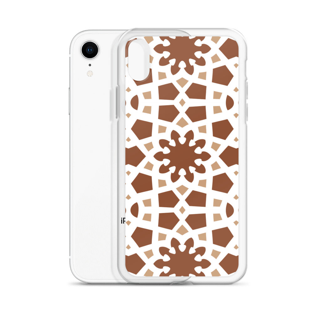 iPhone Case - Arabesque Boho Chocolate