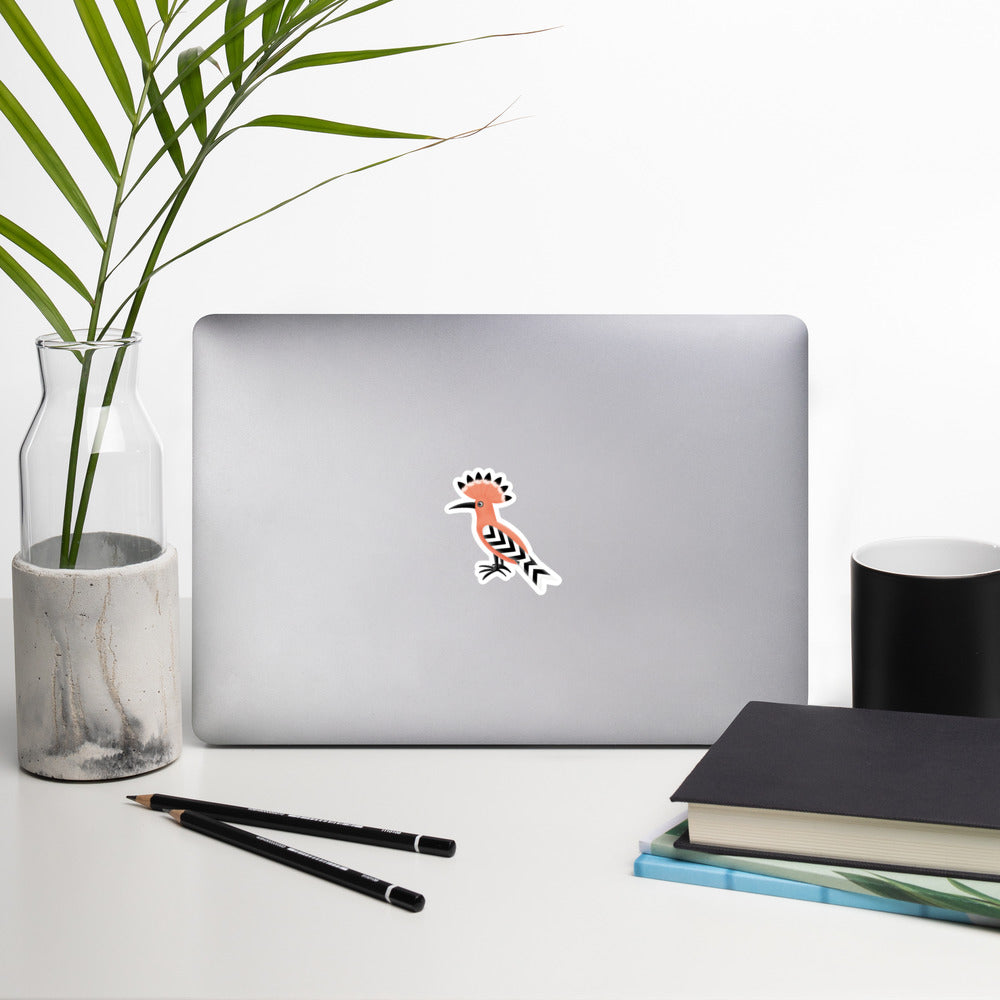 Bubble-free stickers - Hoopoe Bird