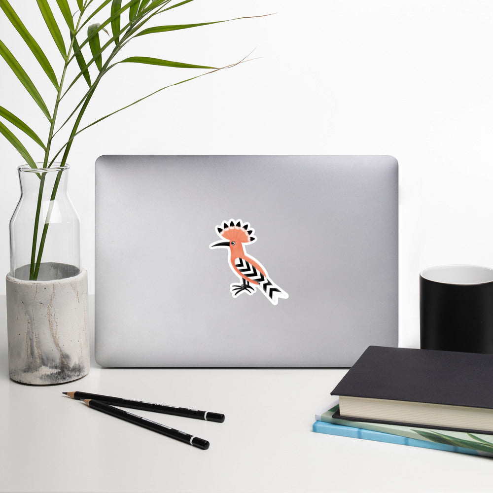 Bubble-free stickers - Hoopoe Bird