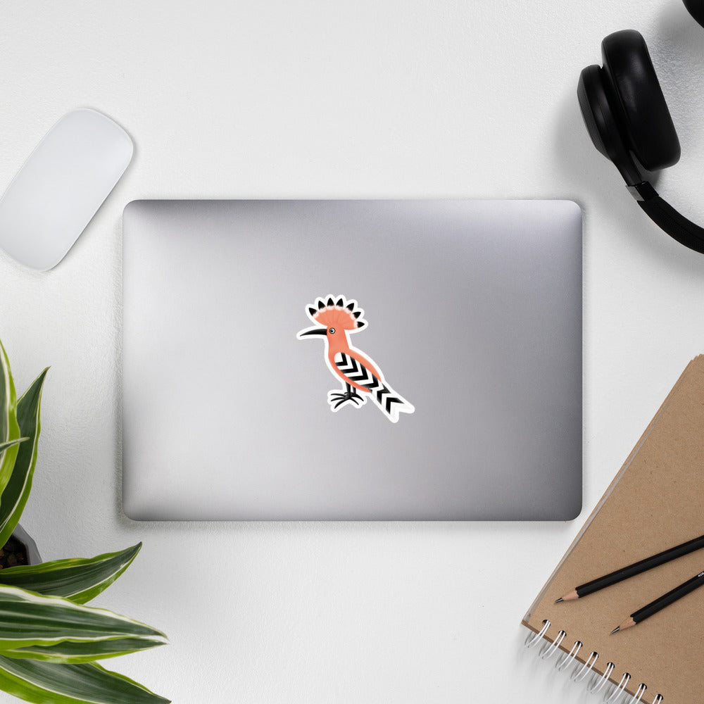 Bubble-free stickers - Hoopoe Bird