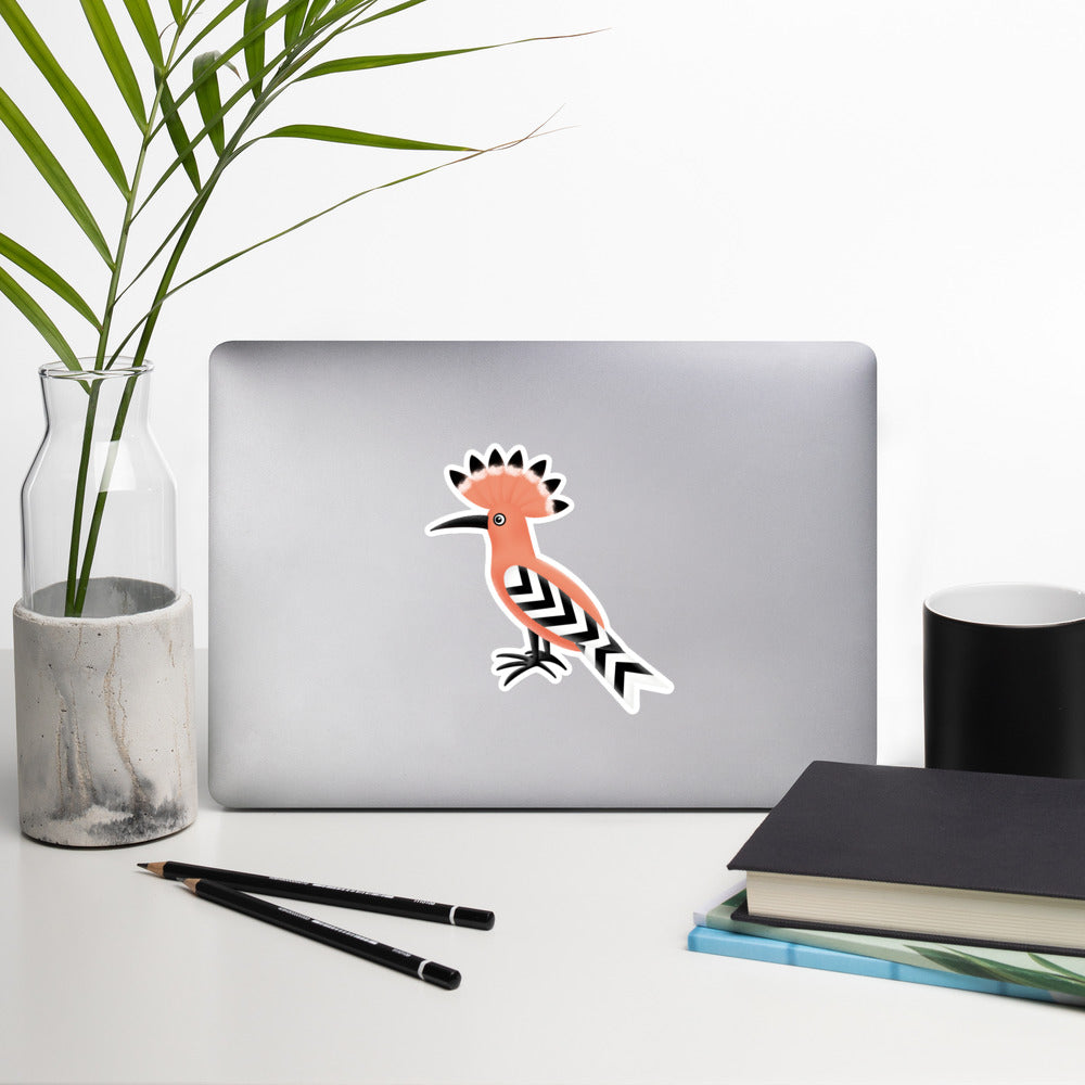 Bubble-free stickers - Hoopoe Bird