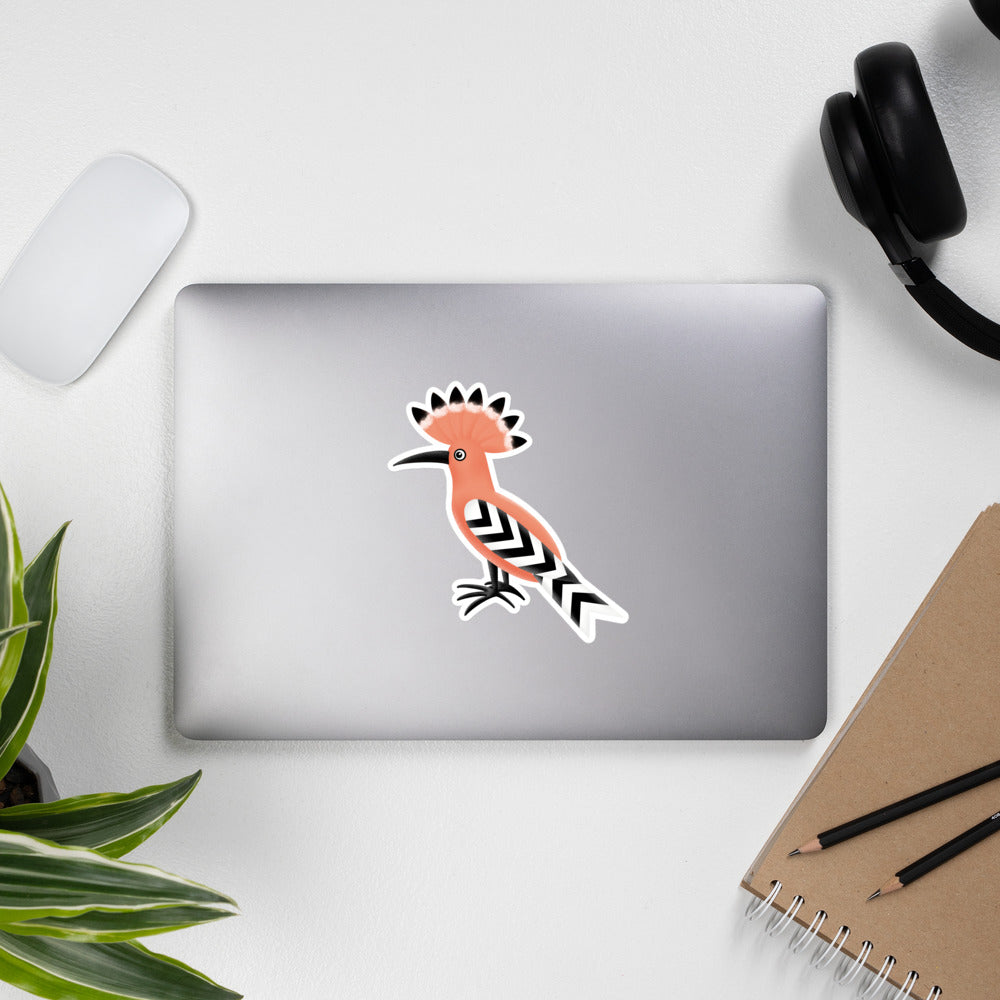 Bubble-free stickers - Hoopoe Bird