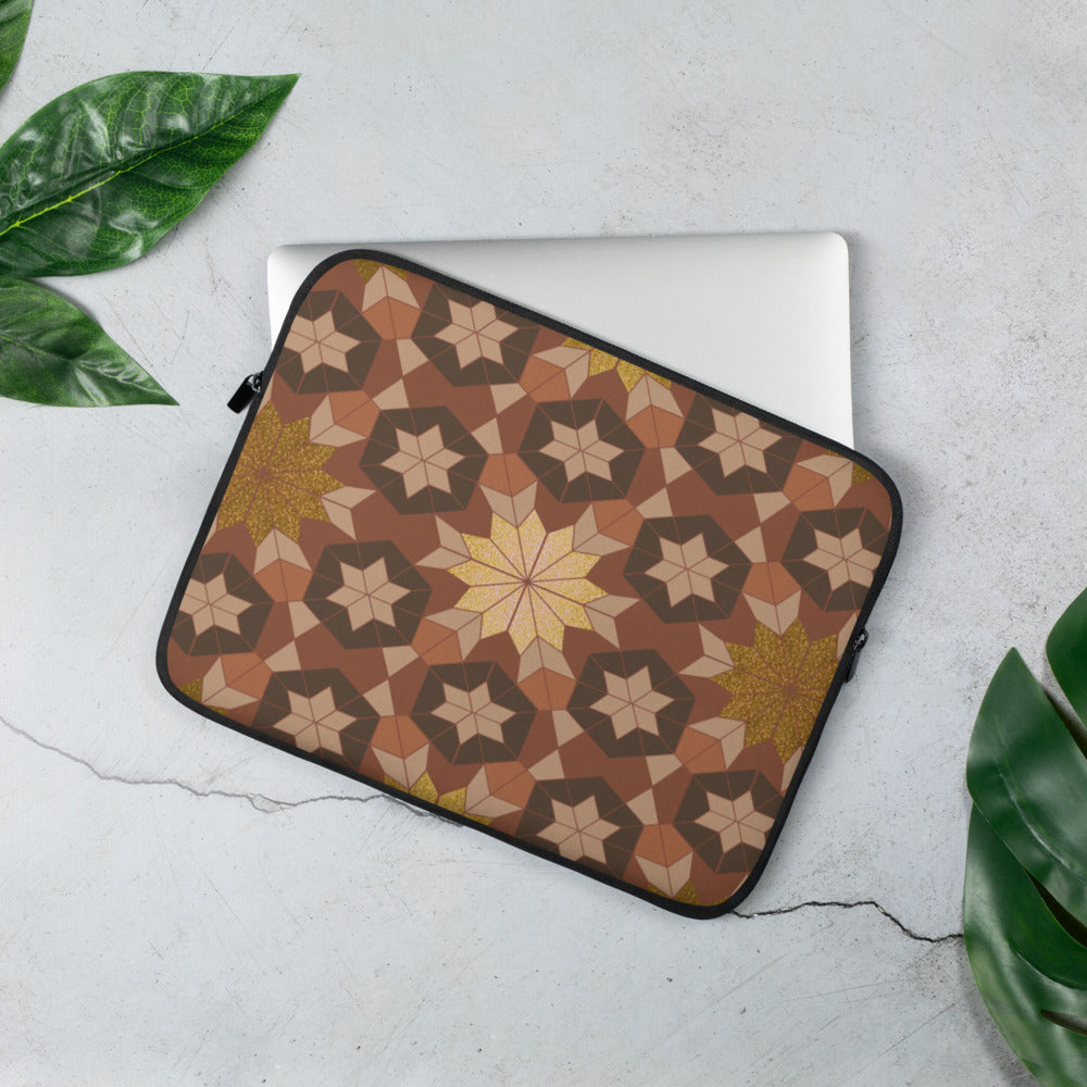 Laptop Sleeve - Geometric Star - Boho Morocco