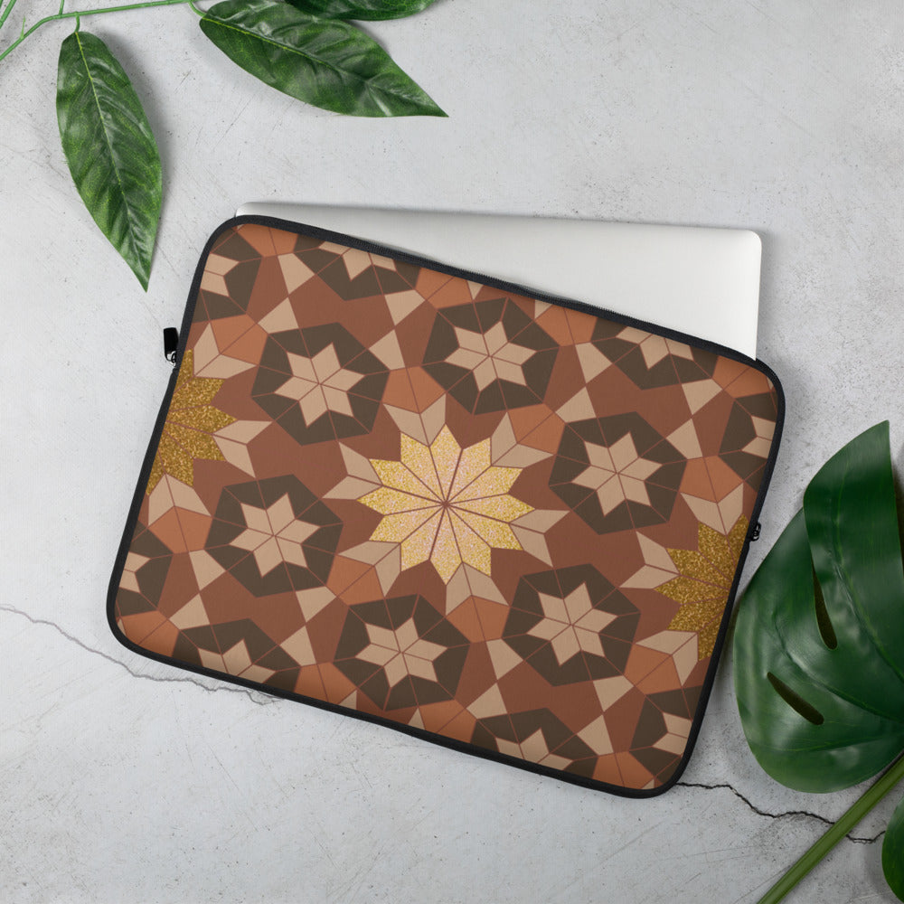 Laptop Sleeve - Geometric Star - Boho Morocco