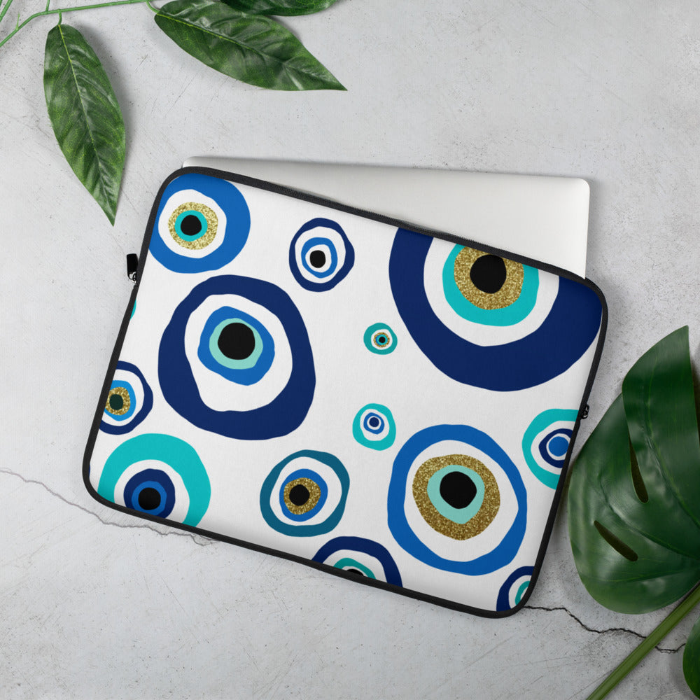 Laptop Sleeve - Nazar Evil Eye Amulet