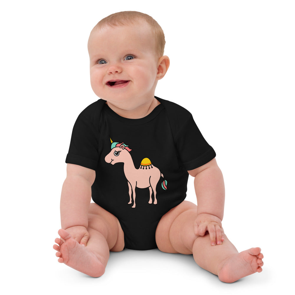ORGANIC cotton baby bodysuit 🍃 Unicamel