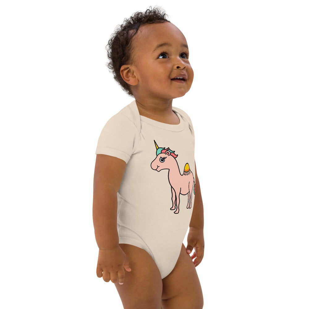 ORGANIC cotton baby bodysuit 🍃 Unicamel