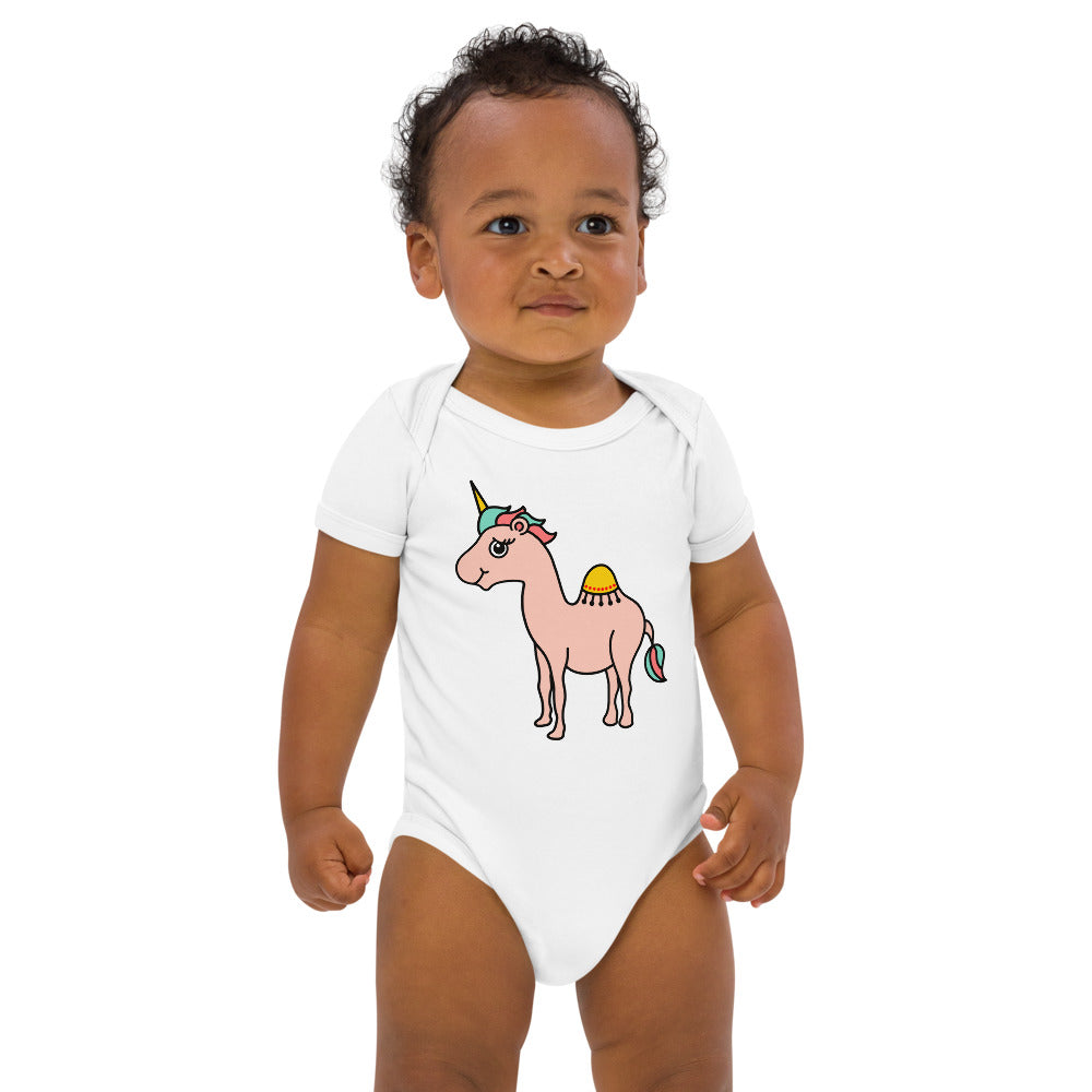 ORGANIC cotton baby bodysuit 🍃 Unicamel