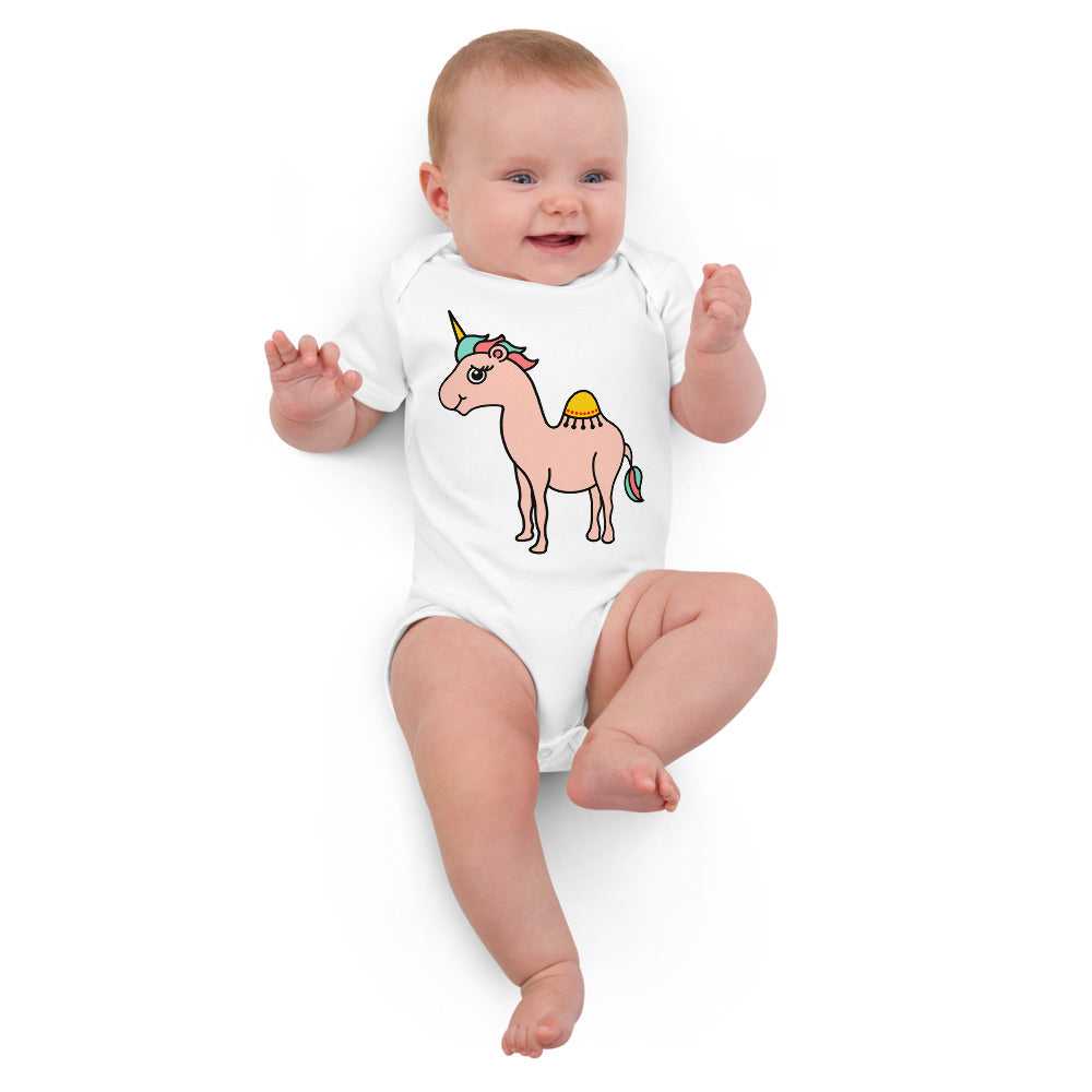 ORGANIC cotton baby bodysuit 🍃 Unicamel