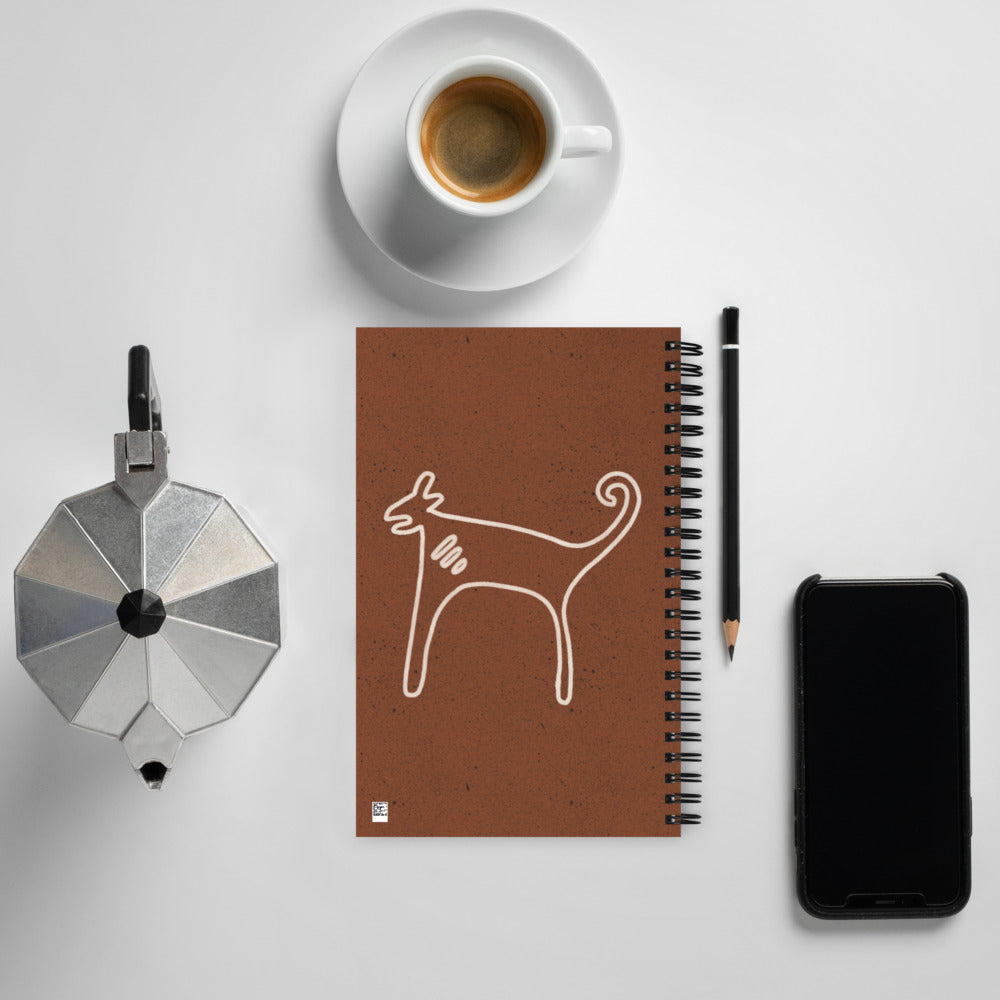 Spiral notebook - Petroglyphs - Canaan Desert Dog