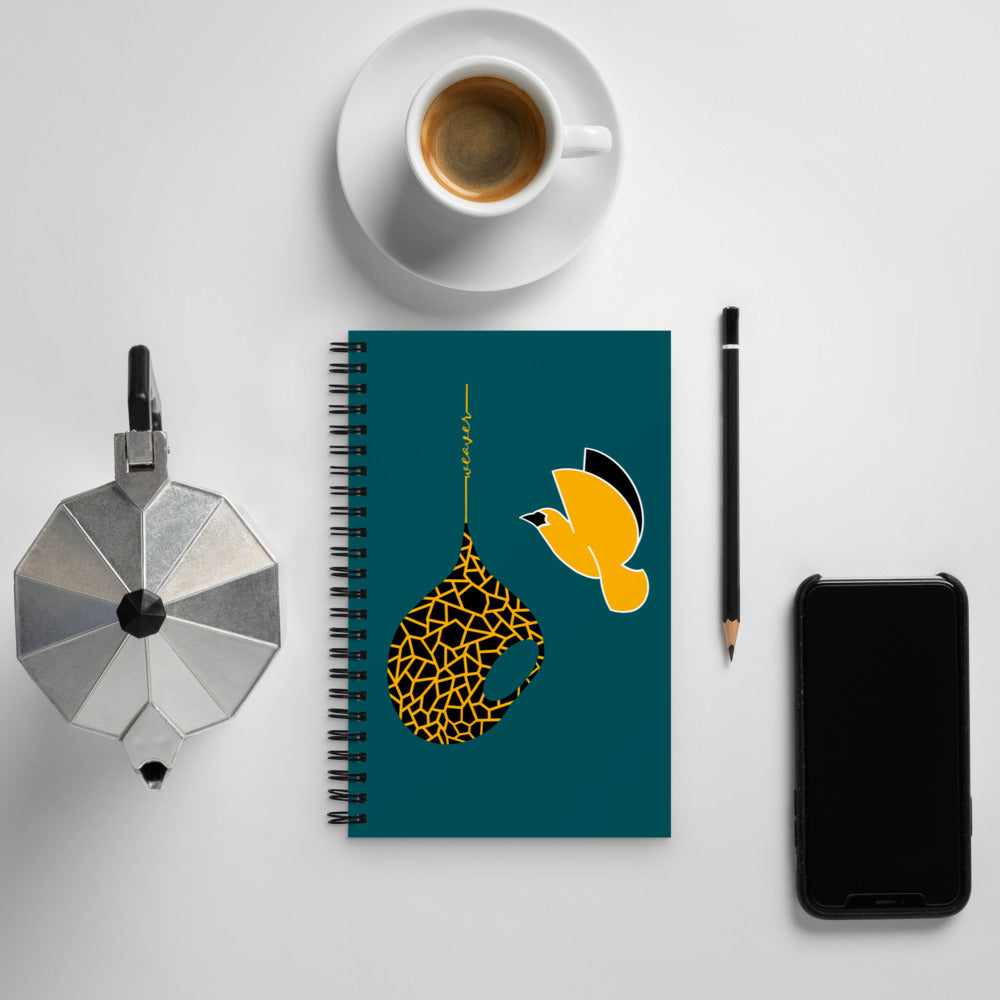 Spiral notebook - Ruppell's Weaver Bird