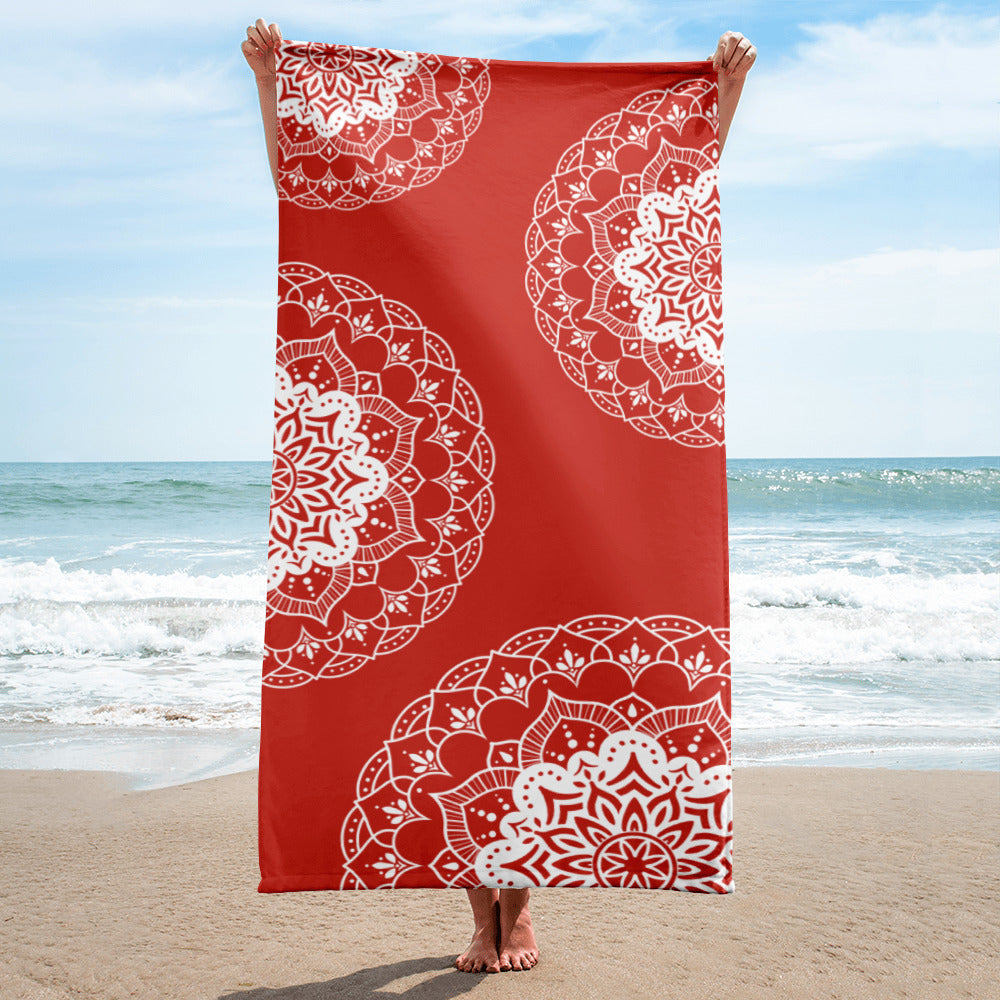 Towel - Mandala in Orange