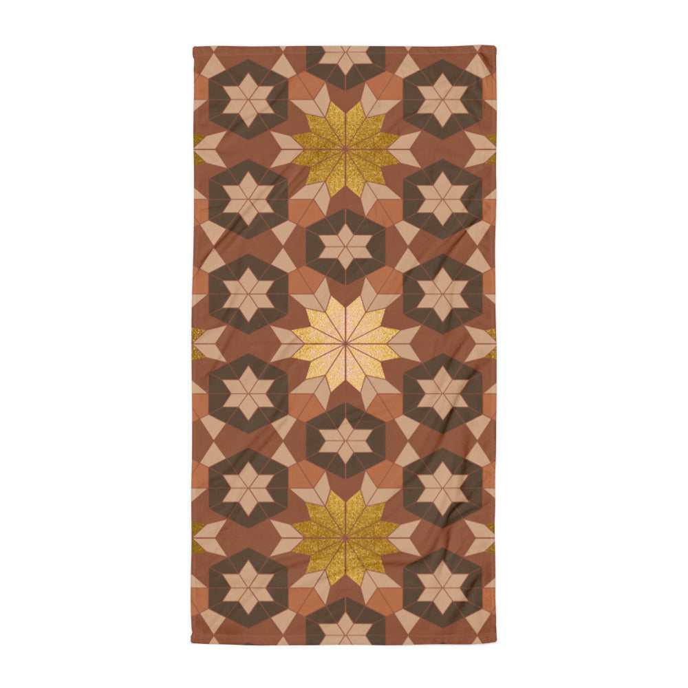 Towel - Geometric Star Boho Morocco