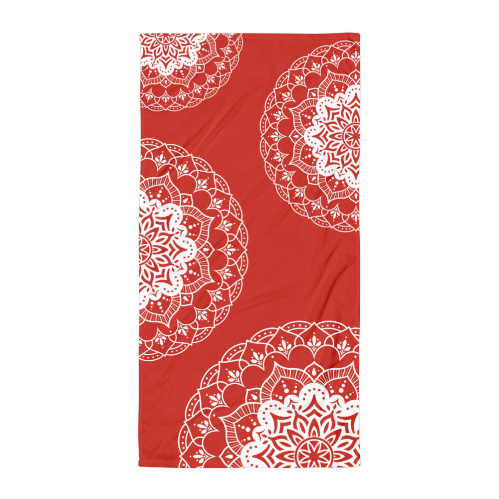 Towel - Mandala in Orange