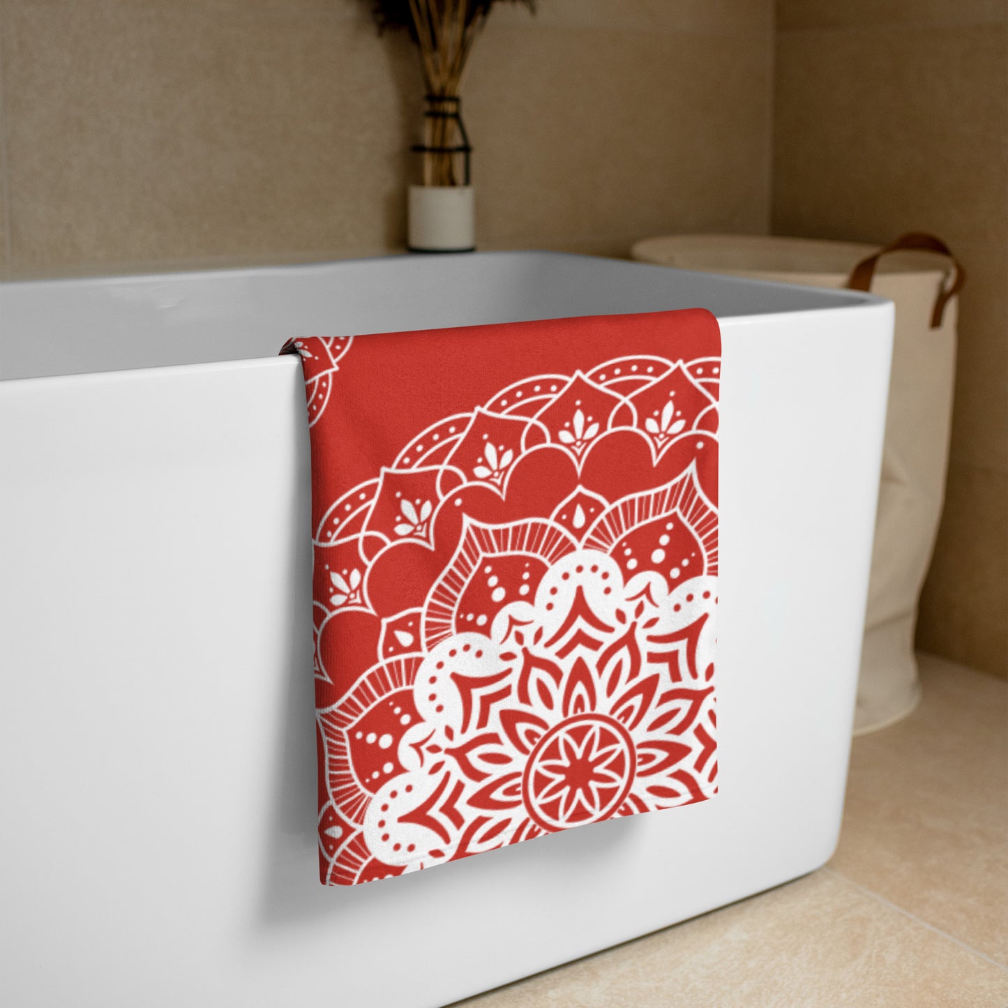 Towel - Mandala in Orange