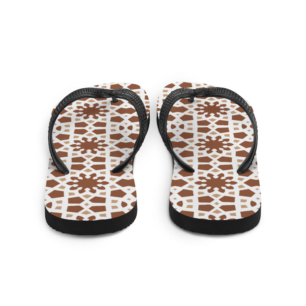 Flip-Flops - Arabesque Boho Chocolate